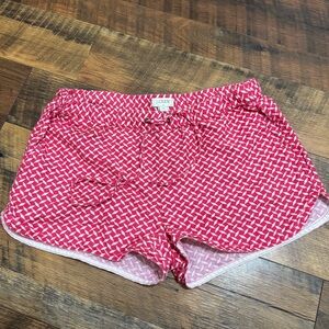 J. Crew Women's Red Patterned Shorts